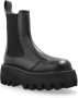 Alexander mcqueen Leren enkellaarzen Black Heren - Thumbnail 4