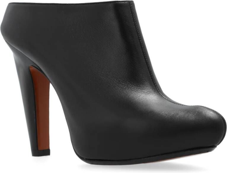 alexander mcqueen Leren hoge hakken Black Dames