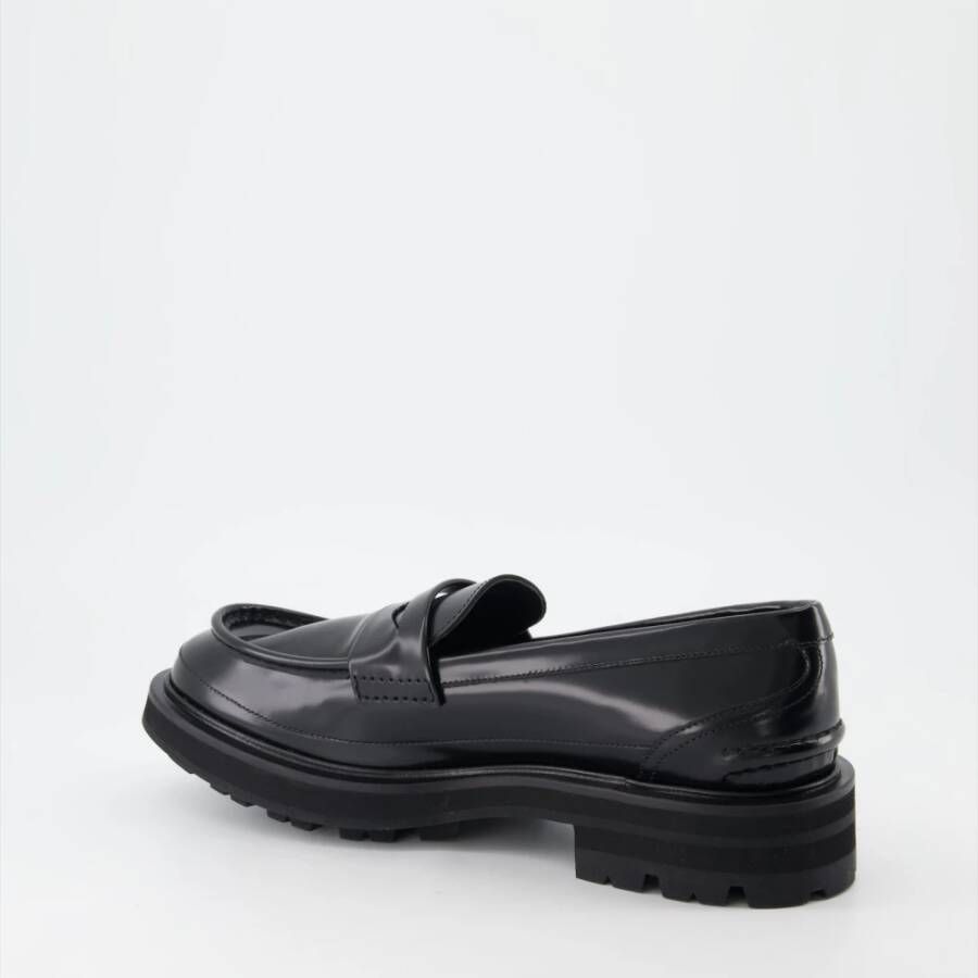 alexander mcqueen Leren Instap Mocassins Black Heren