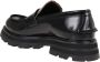 Alexander mcqueen Zwarte glanzende leren loafers met tankzool Black Dames - Thumbnail 3