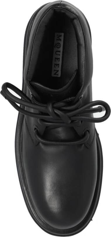 alexander mcqueen Leren Plateau Laarzen Black Heren