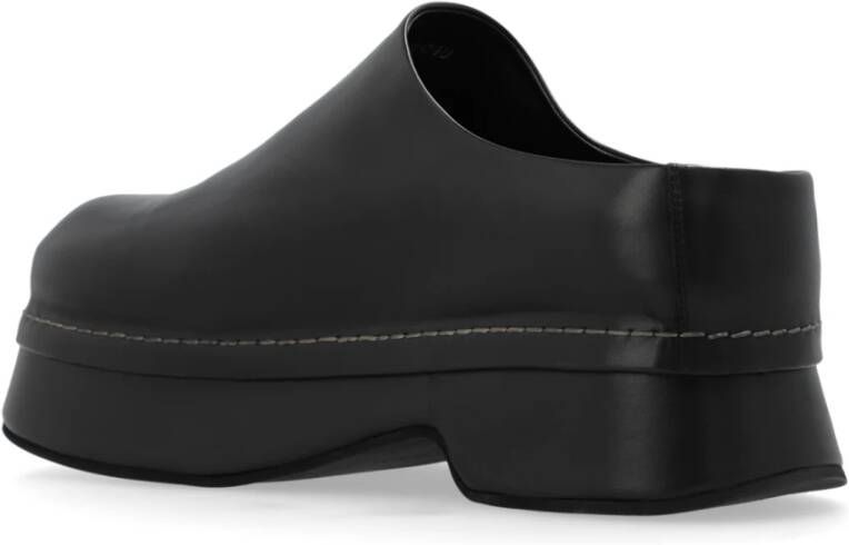 alexander mcqueen Leren platform laarzen Black Heren