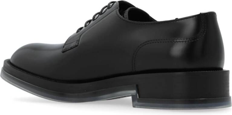 alexander mcqueen Leren schoenen Black Heren