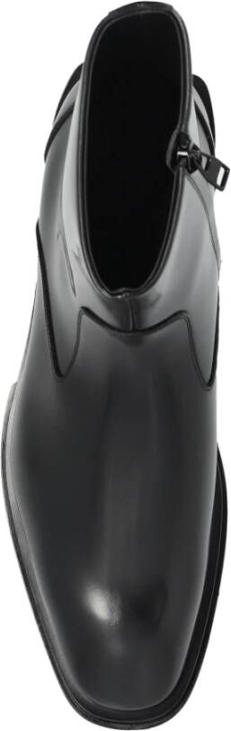 alexander mcqueen Leren schoenen Black Heren