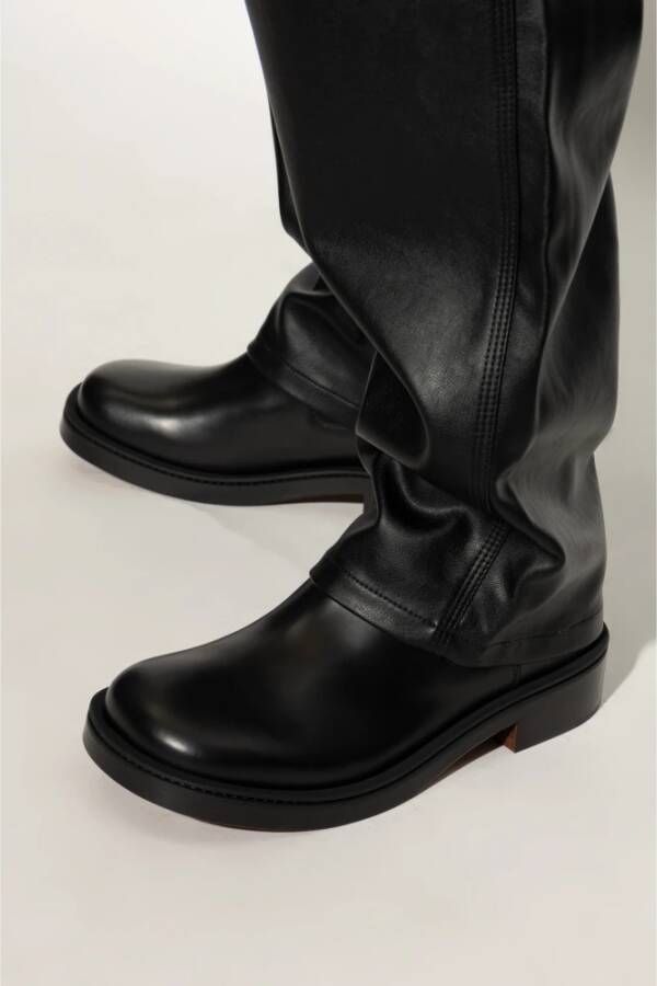 alexander mcqueen Leren schoenen Black Heren