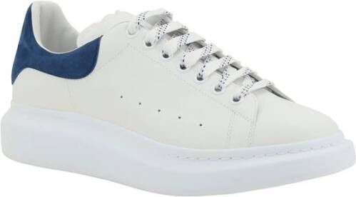 alexander mcqueen Leren Sneakers met Plateauzool White Heren