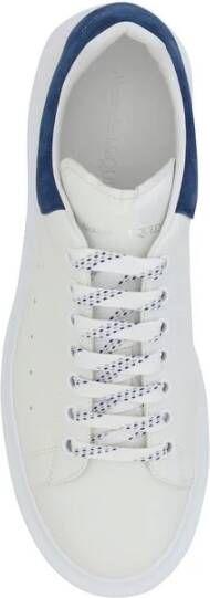 alexander mcqueen Leren Sneakers met Plateauzool White Heren