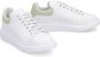 Alexander mcqueen Leren Sneakers met Suède Hielinzet White Dames - Thumbnail 2