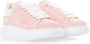 Alexander mcqueen Luxe Suede Oversized Sneakers voor Vrouwen Pink Dames - Thumbnail 2