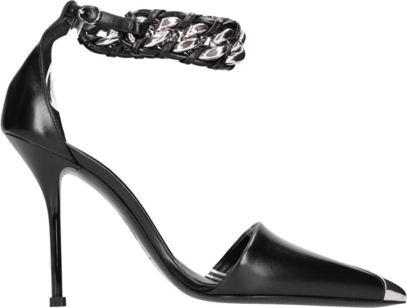 alexander mcqueen Met hak zwart Black Dames