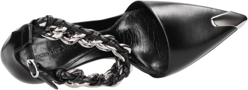 alexander mcqueen Met hak zwart Black Dames