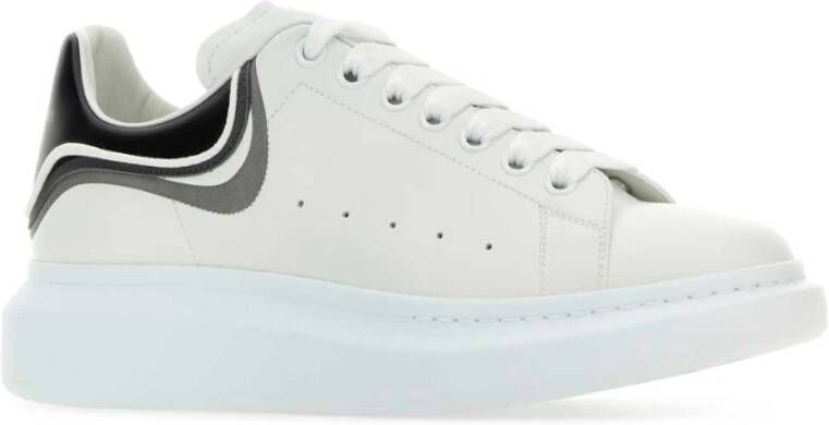 alexander mcqueen Multicolor Hak Leren Sneakers White Heren