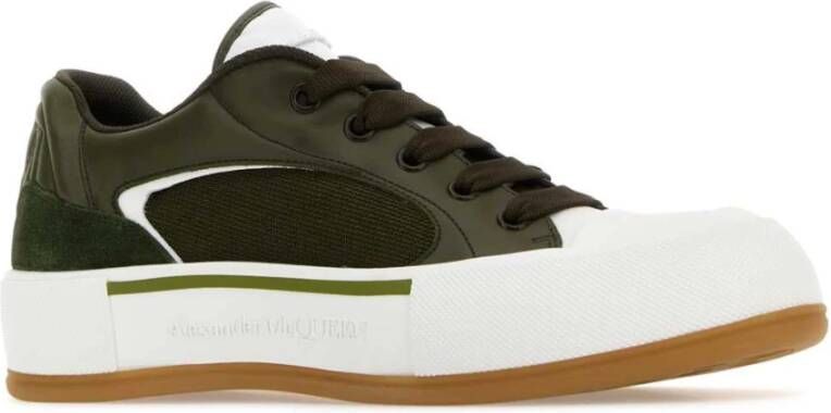 alexander mcqueen Olijfgroene Plimsoll Sneakers Green Heren