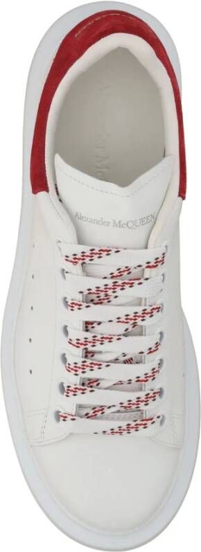 alexander mcqueen Oversized Leren Sneakers Vrouwen Italië White Dames