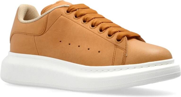 alexander mcqueen Oversized Retro sneakers Brown Dames