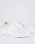 Alexander mcqueen Witte Leren Sneakers Roze Suède Hiel White Dames - Thumbnail 4