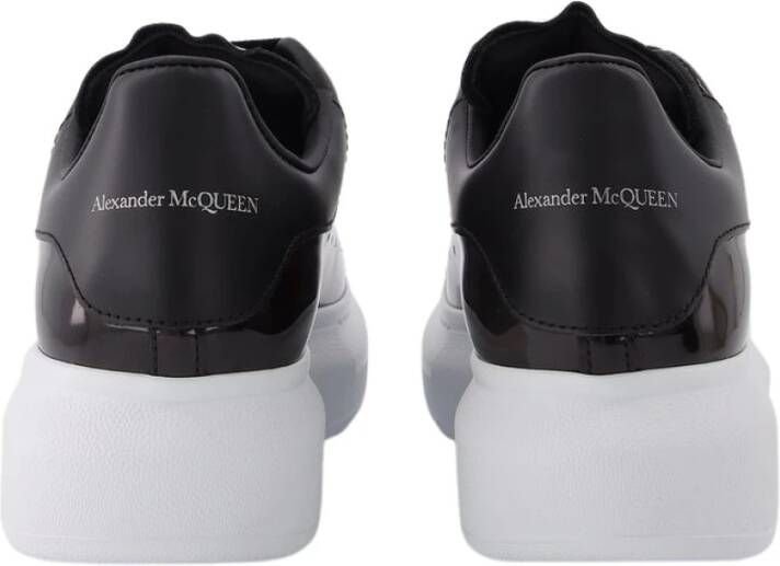 alexander mcqueen Oversize Leren Sneakers voor Sport Zwart Dames