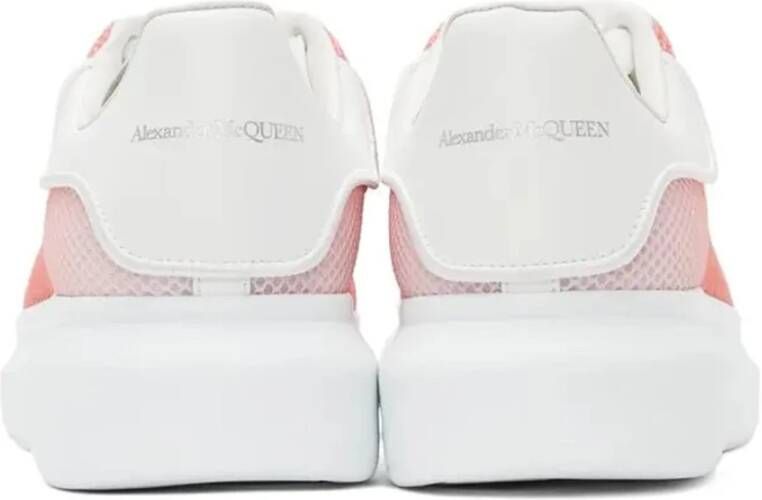 alexander mcqueen Oversized Sneakers met Geperforeerd Leren Detail Pink Heren