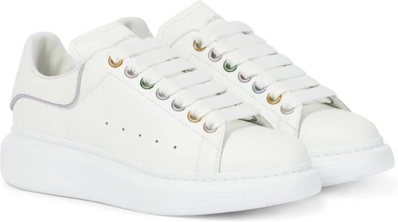 alexander mcqueen Oversized Sneakers Vrouwen Italië Vetersluiting White Dames