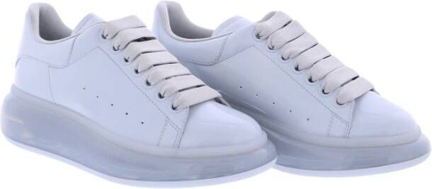 alexander mcqueen Oversized Transp Grijze Sneaker Gray Dames