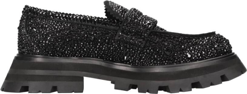 alexander mcqueen Platte schoenen Zwart Black Dames