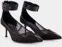 Alexander mcqueen Luxe zwarte leren pumps met puntige neus Black Dames - Thumbnail 2