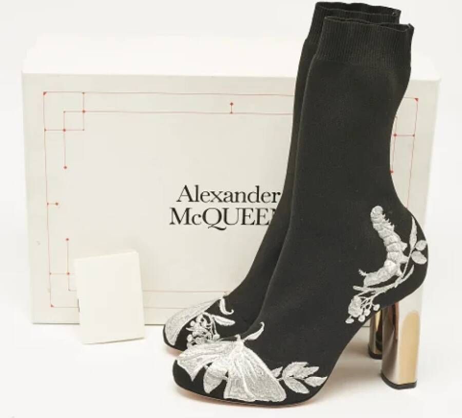 Alexander McQueen Pre-owned Canvas boots Black Dames