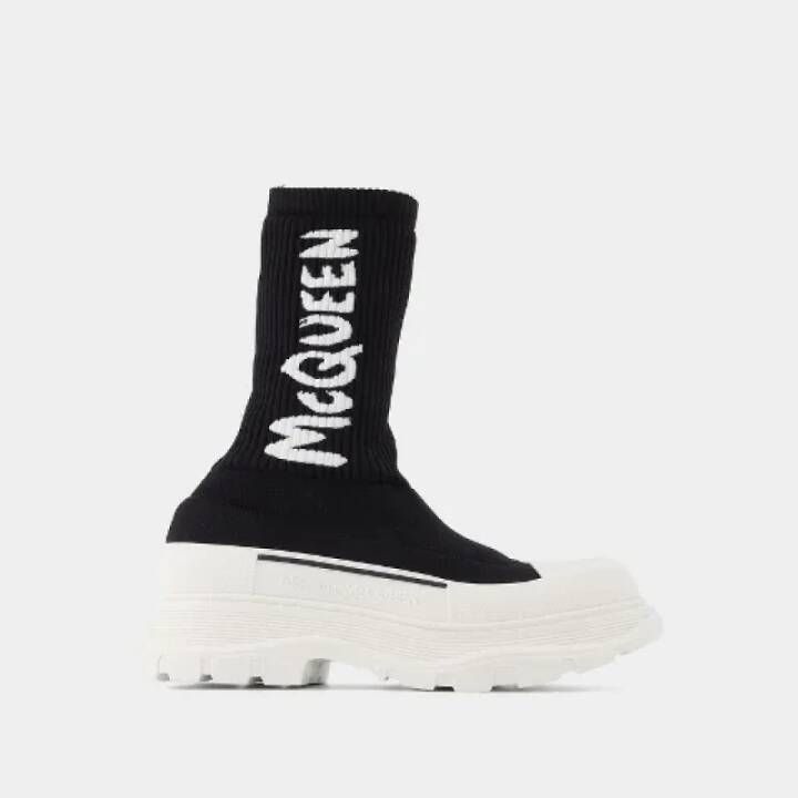 Alexander McQueen Pre-owned Canvas sneakers Black Dames