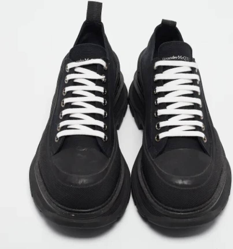 Alexander McQueen Pre-owned Canvas sneakers Black Dames