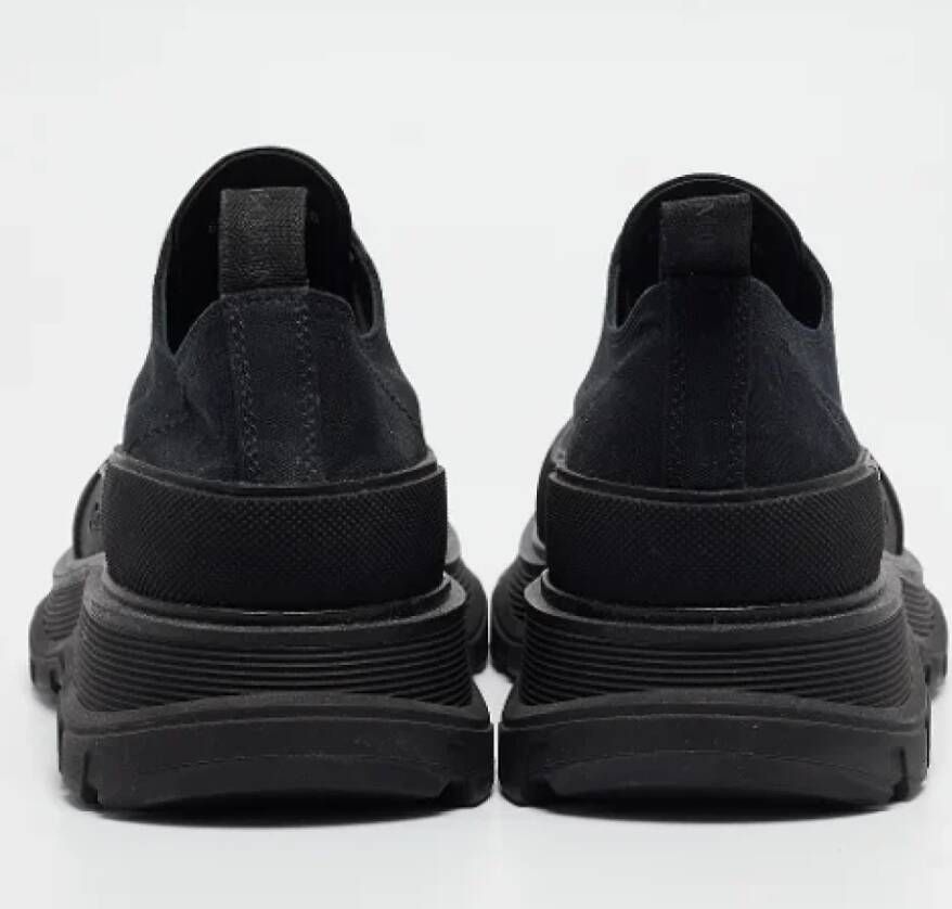 Alexander McQueen Pre-owned Canvas sneakers Black Dames