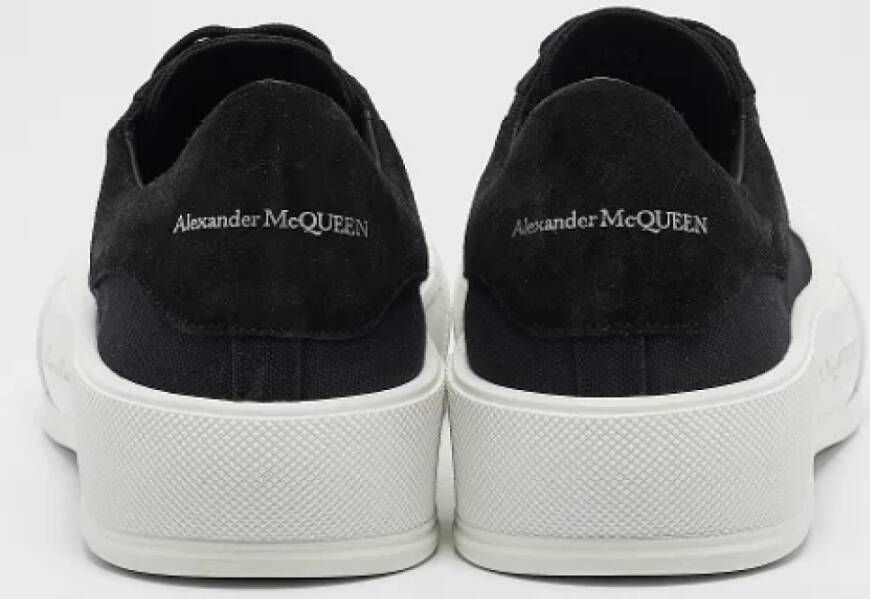 Alexander McQueen Pre-owned Canvas sneakers Black Heren