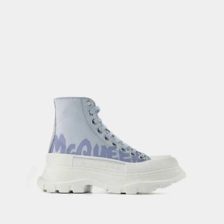 Alexander McQueen Pre-owned Canvas sneakers Blue Dames