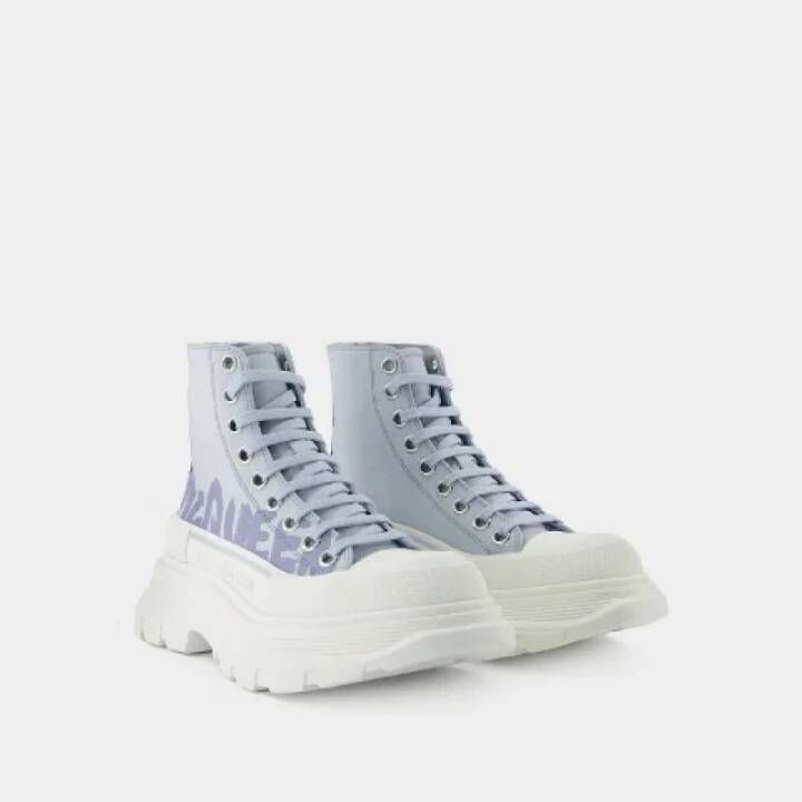 Alexander McQueen Pre-owned Canvas sneakers Blue Dames