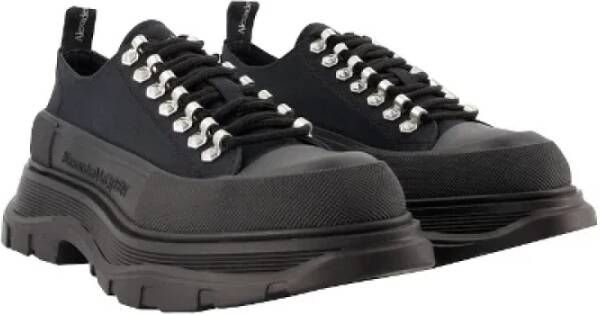 Alexander McQueen Pre-owned Cotton sneakers Black Heren