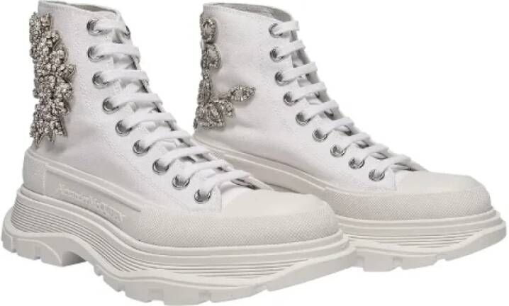 Alexander McQueen Pre-owned Cotton sneakers White Dames