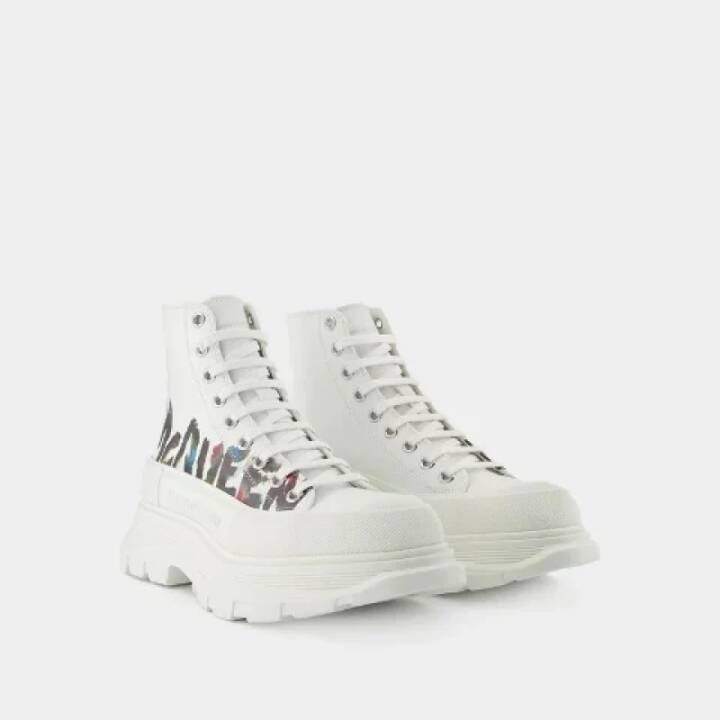 Alexander McQueen Pre-owned Cotton sneakers White Heren