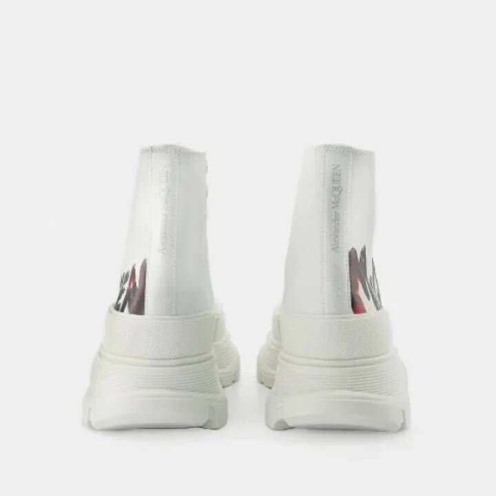 Alexander McQueen Pre-owned Cotton sneakers White Heren