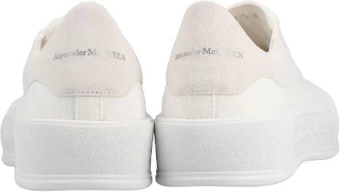 Alexander McQueen Pre-owned Cotton sneakers White Heren