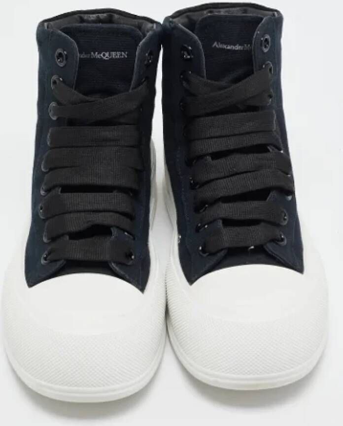 Alexander McQueen Pre-owned Denim sneakers Blue Dames