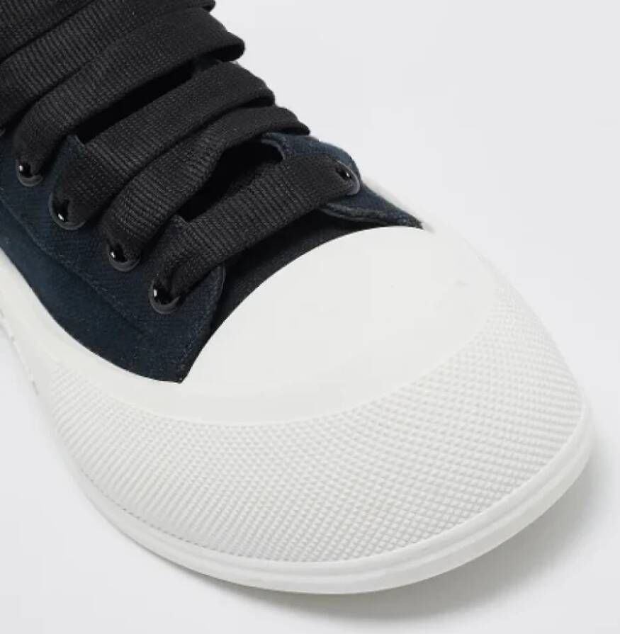 Alexander McQueen Pre-owned Denim sneakers Blue Dames