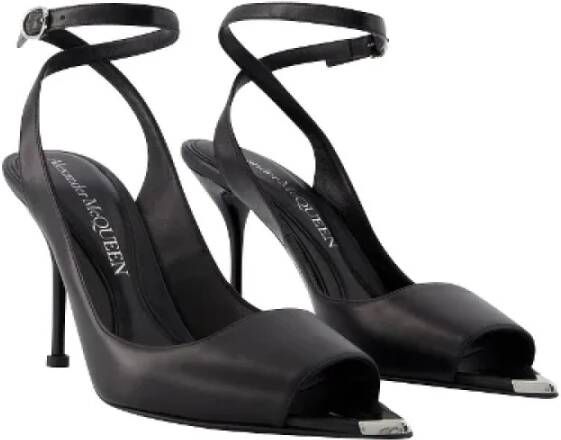 Alexander McQueen Pre-owned Fabric heels Black Dames