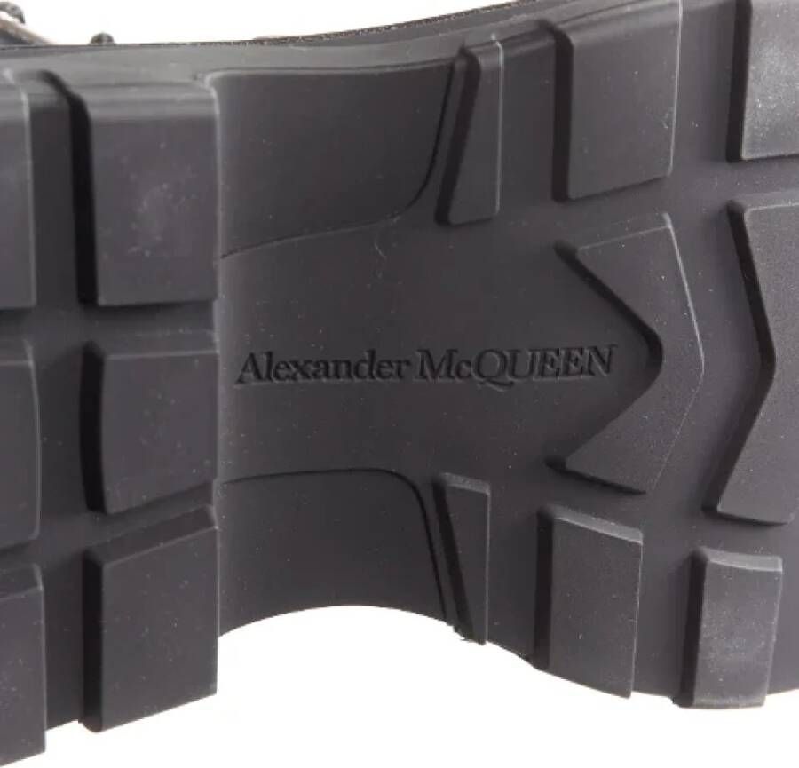 Alexander McQueen Pre-owned Leather boots Black Dames