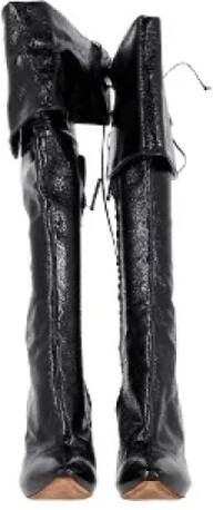 Alexander McQueen Pre-owned Leather boots Black Dames