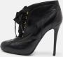 Alexander McQueen Pre-owned Leather boots Black Dames - Thumbnail 2