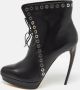 Alexander McQueen Pre-owned Leather boots Black Dames - Thumbnail 2