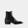 Alexander McQueen Pre-owned Leather boots Black Dames - Thumbnail 2