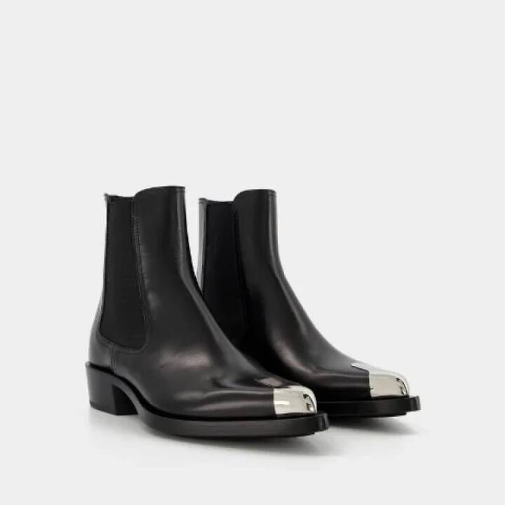 Alexander McQueen Pre-owned Leather boots Black Dames