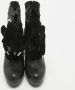 Alexander McQueen Pre-owned Leather boots Black Dames - Thumbnail 3