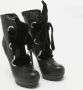 Alexander McQueen Pre-owned Leather boots Black Dames - Thumbnail 4