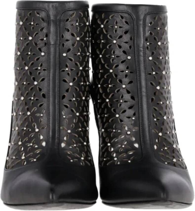 Alexander McQueen Pre-owned Leather boots Black Dames